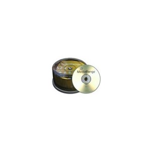 MediaRange CD-R 52x, Gold Edition, 50 pièces en cake box (MR206)