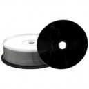 MediaRange CD-R imprimable, surface noire, 52x, 25 pièces en cake box (4260057125163)
