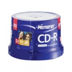 Support CD-R 52x Memorex 827523-50
