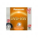 Support de stockage DVD-RW Panasonic (LM-RW60 E5P) Lot de 5