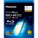 Support de stockage BD-R 4x Disque Blu-ray PANASONIC LM-BRU25LAE3 Lot de 3 (LMBRU25LAE3)