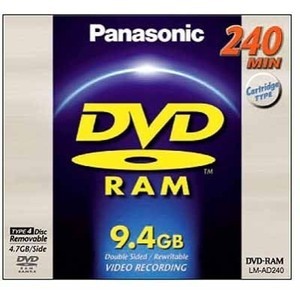 Support DVD-RAM 5x Panasonic (5025232340798) à l'unité
