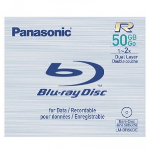 Support de stockage BD-R 2x Panasonic LM-BR50DE à l'unité (LMBR50DE)