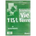 Svt 1re Es  L - Transparents 2001 - Raymond Tavernier