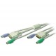 Assmann ASSMANN - Câble clavier / vidéo / souris (KVM) - PS/2 6 broches, DVI-D (M) - PS/2 6 broches, DVI-D (... Commutateur K