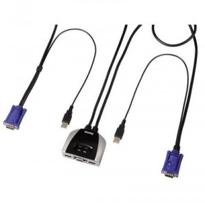 Hama Hama - 52348 - 2-Port KVM Switch S2100 Laptop