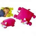 Au Sycomore Sycomore - BABS1136 - Coussin - Tendresse Chat - Coton 92% Micro Billes Polyester ( Sycomore)