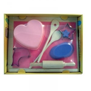 Au Sycomore Sycomore - CC93314 - Imitation - Cuisine - Planche Patisserie Silicone Coeur - 8 Articles + Recettes