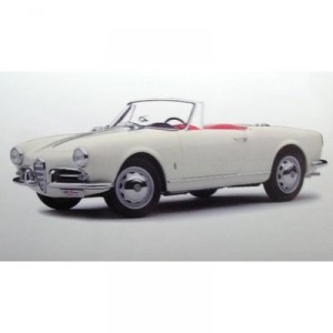 Autoart - 70156 - Véhicule Miniature - Alfa-Romeo - Giuletta 1300 Spider - Blanc - Echelle 1/18