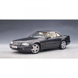 Autoart - 76232 - Véhicule Miniature - Mercedes-Benz 600 Sl - Noir Métal - Echelle 1/18