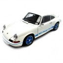 Autoart - 78052 - Véhicule Miniature - Porsche 911 Carrera 2.7 Rs - Blanc / Bleu - Echelle 1/18