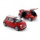 AWM Automodelle Norev - 187728 - Véhicule Miniature - Fiat 500 Sport 2007 - Rouge - Echelle - 1/18e