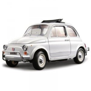 BBurago - 15032 - Voiture sans pile - Construction - Kit Fiat 500 L 1968 - échelle 1/18