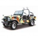 BBurago - 25031 - Voiture sans pile - Construction - Kit Jeep Cj-7 Army - échelle 1/24