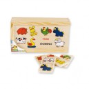 Beeboo Dominos-animaux dans boîte en bois