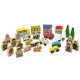 Bigjigs Toys Accessoirs pour le circuit de train en bois