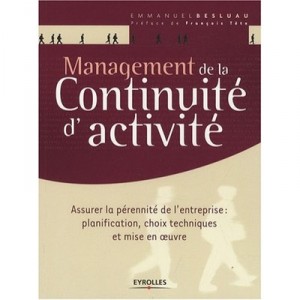 Management De La Continuite D'activite , Assurer La Perennite De L'entreprise : Planification, Choix Techniques Et Mise En Oeuv