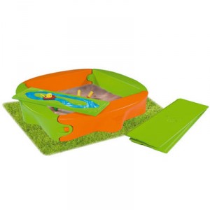 Big Spielwarenfabrik BIG - 56738 - Bac à sable Big-Sandy + protection rigide (Import Allemagne) (BIG-TOYS FACTORY)