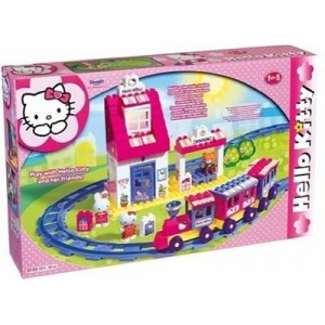 Big Spielwarenfabrik BIG - 57011 - Play BIG Bloxx - Gare Hello-Kitty (Germany Import)