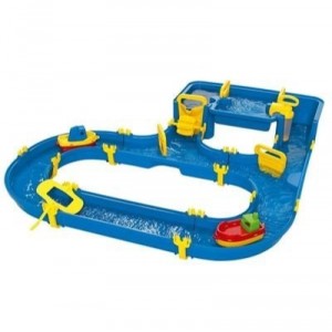 Big Spielwarenfabrik BIG -7276644 - Plateau de Jeux sur Eau Waterplay Hamburg (Import Allemagne)