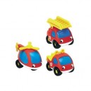 Big Spielwarenfabrik BIG - 80 005 6886 - Lot de 3 Véhicules Sauvetage Play-BIG (Import Allemagne)