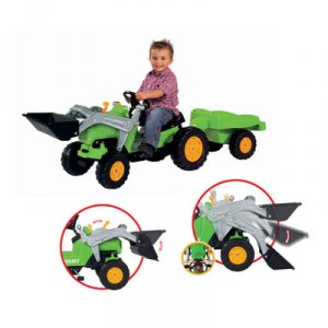 Big Spielwarenfabrik Soldes : BIG Tracteur à pédales JIMMY...