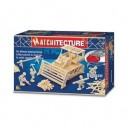 Bojeux - Maquette en allumettes - Matchitecture : Bulldozer