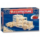 Bojeux - Maquette en allumettes - Matchitecture : Camion remorque