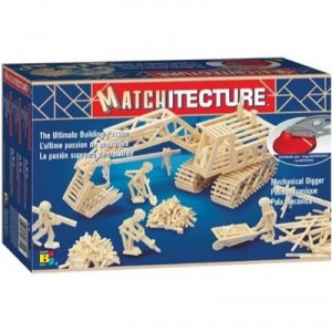 Bojeux - Maquette en allumettes - Matchitecture : Pelle mécanique