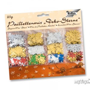 Bringmann Assortiment de paillettes étoiles 25 g