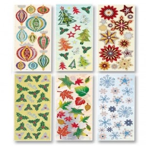 Bringmann Stickers 3D "Christmas I", 6 sheets