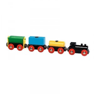 BRIO 33311 Train de marchandises avec 3 wagons