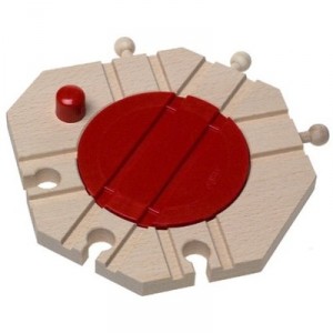 Brio - 33361 - Circuit train bois - Plaque tournante mécanique