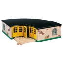 BRIO 33456 Grand hangar circulaire pour locomotive