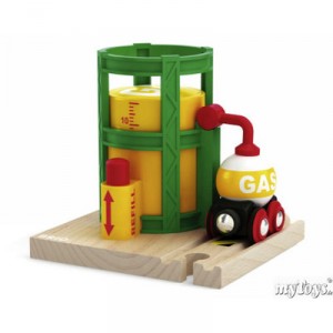 Brio - 33552 - Véhicule miniature - Station essence pour wagon-citerne