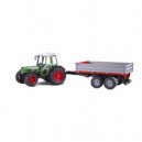 Bruder 2104 véhicule sans piles Tracteur Fendt 209 S avec remorque