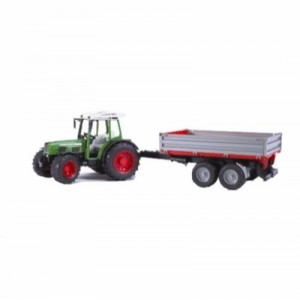 Bruder 2104 véhicule sans piles Tracteur Fendt 209 S avec remorque