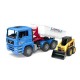 Bruder - 2745 - Véhicule Miniature - Camion Porte Container Man avec Chargeur Cat (Bruder)