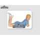 Buddy Motorhead Miniatures - 232 - Figurine de Collection- Pin-Up Darlene - Bleu - Echelle 1/18