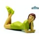 Buddy Motorhead Miniatures - 233 - Figurine de Collection - Pin-Up Darlene - Vert - Echelle 1/18