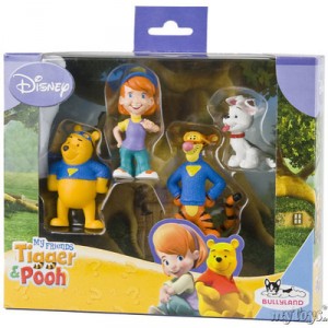 Bullyland Mes amis Tigrou et Winnie pack 4 figurines 10 cm