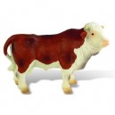 Bullyland Taureau " Peter" , marron/blanc