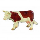 Bullyland Vache " Fanny" , marron/blanc