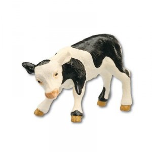 Bullyland Veau " Fridolin" , noir/blanc