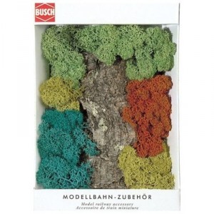 Hornby France - Busch - 7101 - Circuit - Train - Paquet rochers + buissons lichen (Busch)