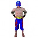 Caritan - 59364 - Costume - Panoplie Catcheur - 5 - 7 ans