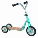 Caritan - 59499AMZ - Vélos et Patinettes - Patinette 3 roues "Zik+" Bleue - plateau bois (Caritan)