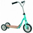 Caritan - 59503AMZ - Vélos et Patinettes - Patinette Zik+ pliable bleue - plateau bois (Caritan)