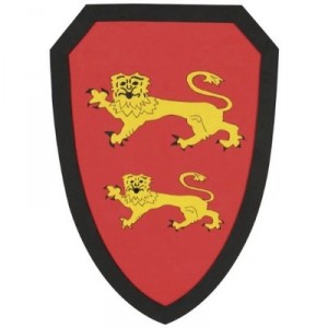 Caritan -59656 - Accessoires de déguisementen mousse Bouclier Richard Coeur de Lion en mousse (Caritan)