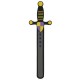 Caritan -59661 - Accessoires de déguisement en mousse Épée Chevalier de la Table Ronde en mousse (Caritan)